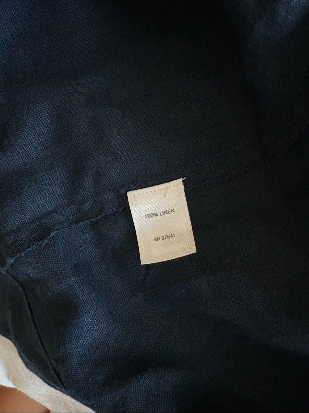 J. Jill linen shift dress in navy blue size M - Picture 5 of 5